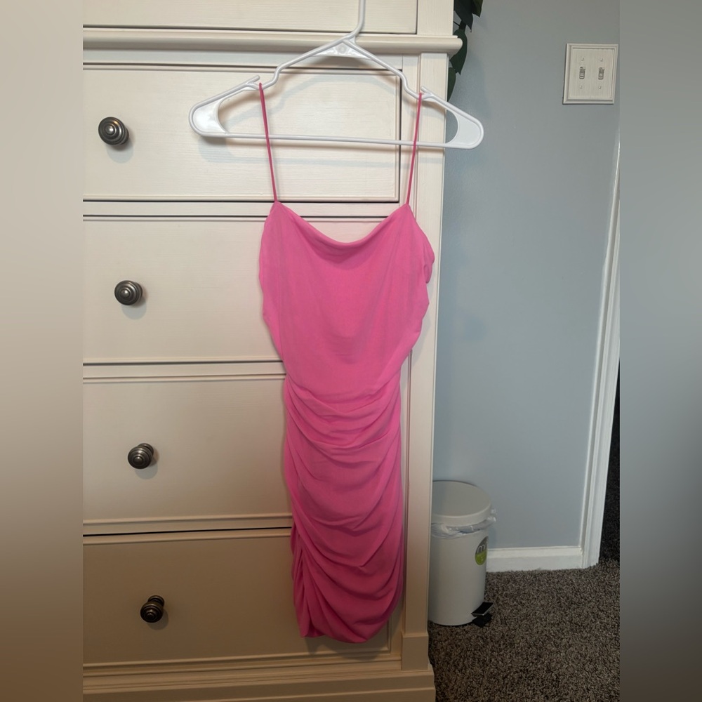 Princess Polly Vibrant Pink Mini Dress - Picture 2 of 3